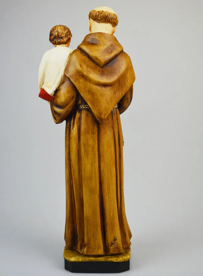 Saint Anthony of Padua Handpainted Statue - 30 cm (pic 4)