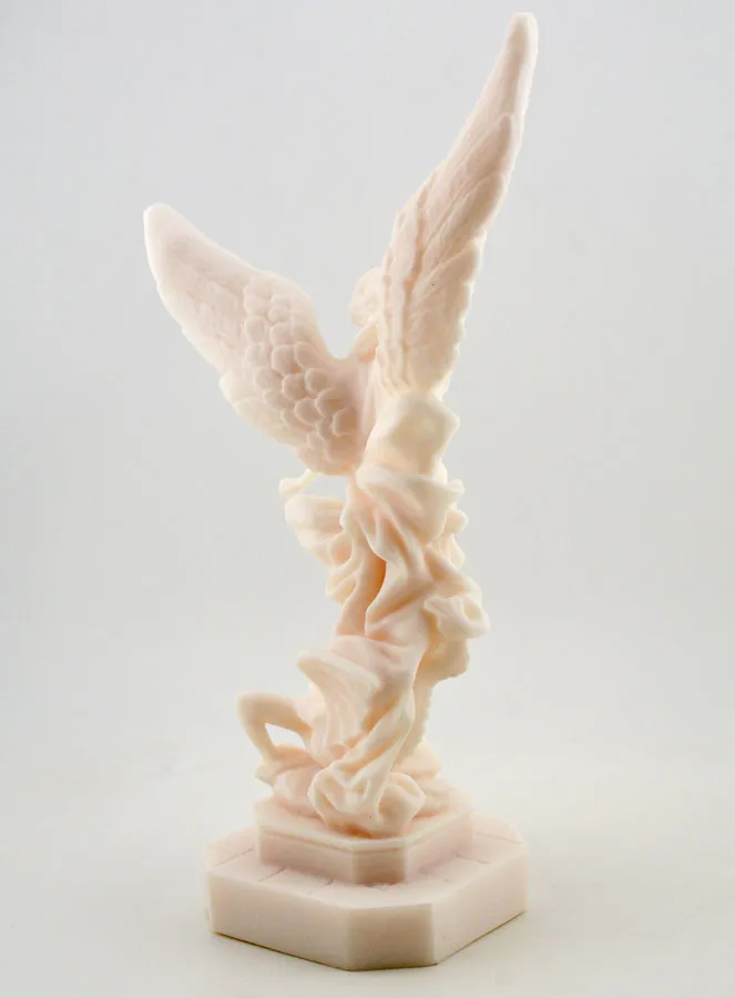 Saint Michael Archangel Alabaster Statue - 23 cm (pic 4)