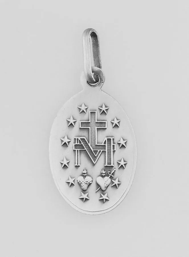 Miraculous Medal in Silver 925 - 11 mm (pic 4)