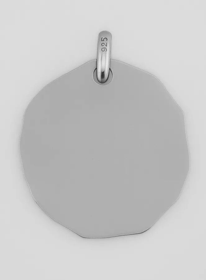 Solid Silver Medal of Saint Christopher - 3 cm (pic 3)