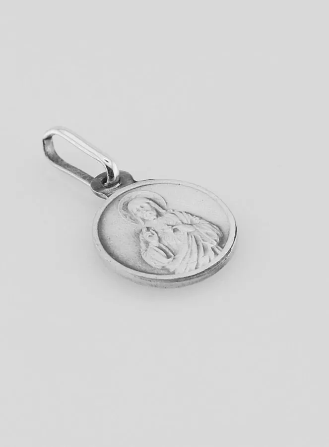 Scapular Medal in 925 Solid Silver - 1,2 cm (pic 4)