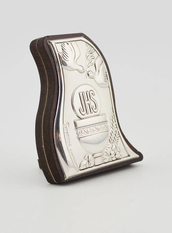 Silver on Wood Icon Eucharist - First Communion (pic 3)