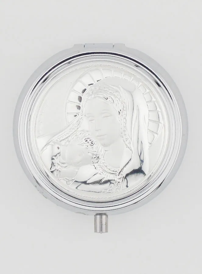 Our Lady of Comfort Pyx - Box & Silver Medal (pic 1)