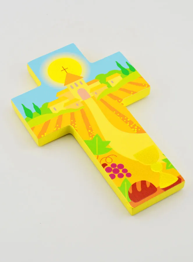 My First Communion Child Wood Cross - 15 cm (pic 3)