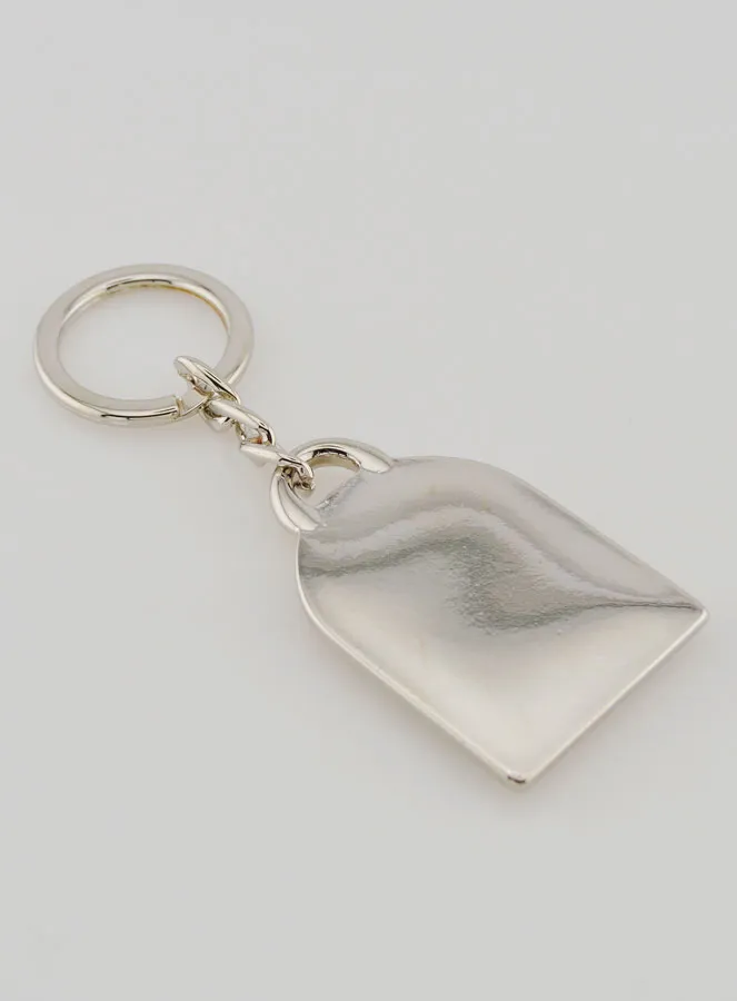 Christ Pantocrator Key Chain - Solid Silver - 5 cm (pic 4)