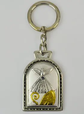 Holy Spirit Key Chain - Pope & Vatican - Solid Silver - 5 cm (pic 1)