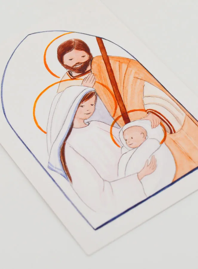Baptism Card - Holy Family of Nazareth (pic 3)