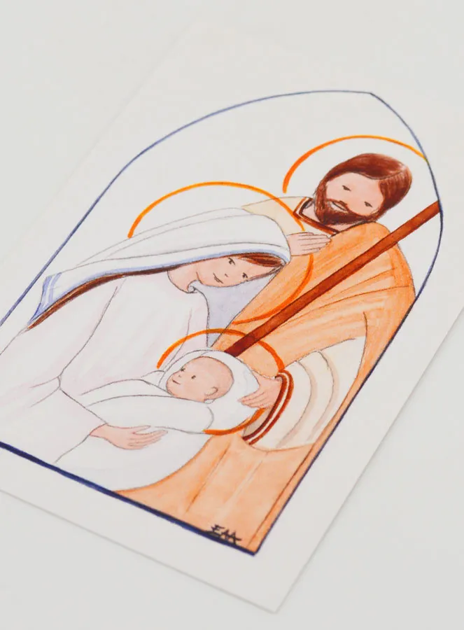 Baptism Card - Holy Family of Nazareth (pic 4)