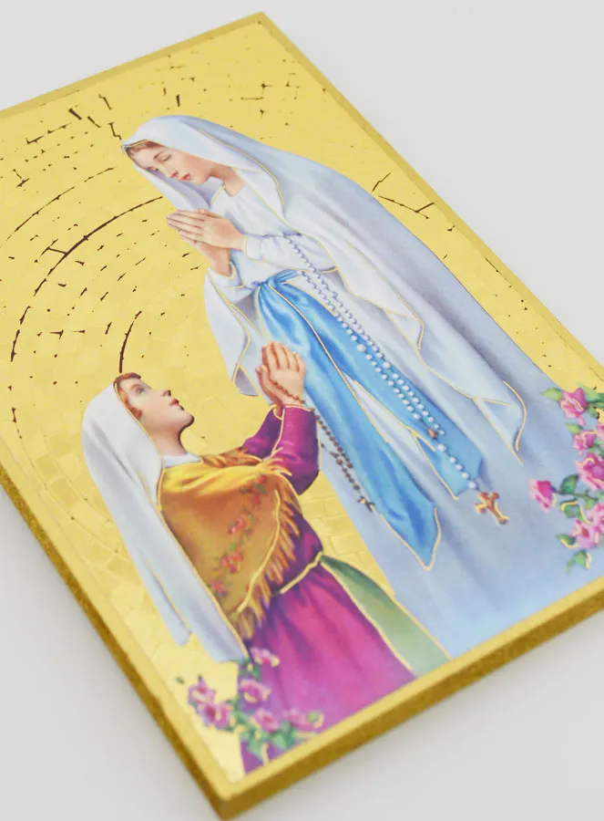 Frame Icon Our Lady of Lourdes - 15 cm (pic 3)