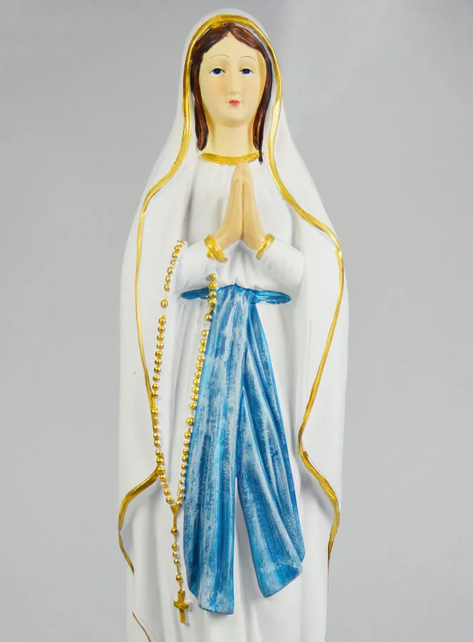 Our Lady of Lourdes Statue on Base - 60 cm (pic 3)