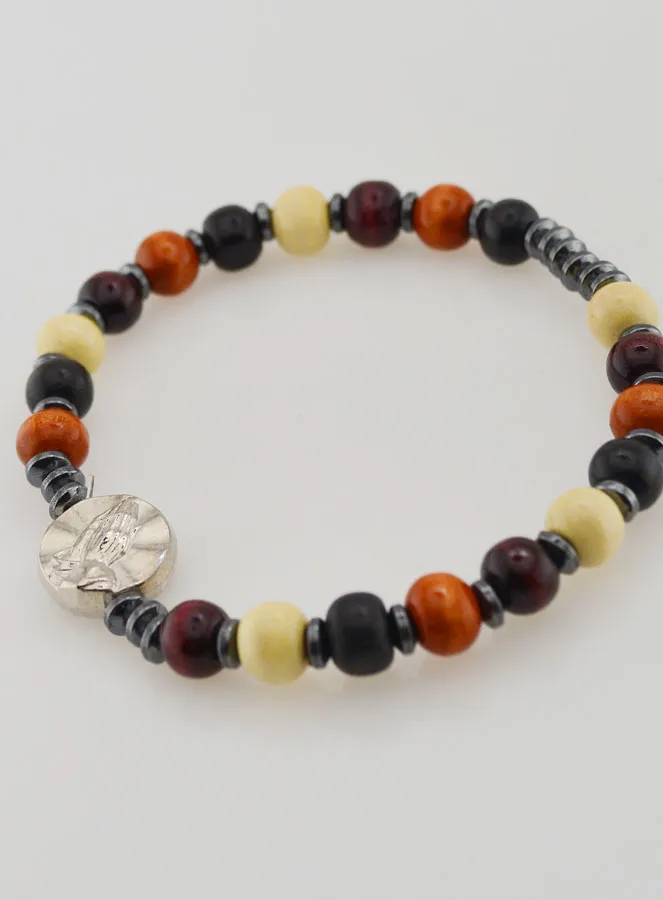 Lourdes Bracelet on elastic - Medal of Lourdes (pic 4)