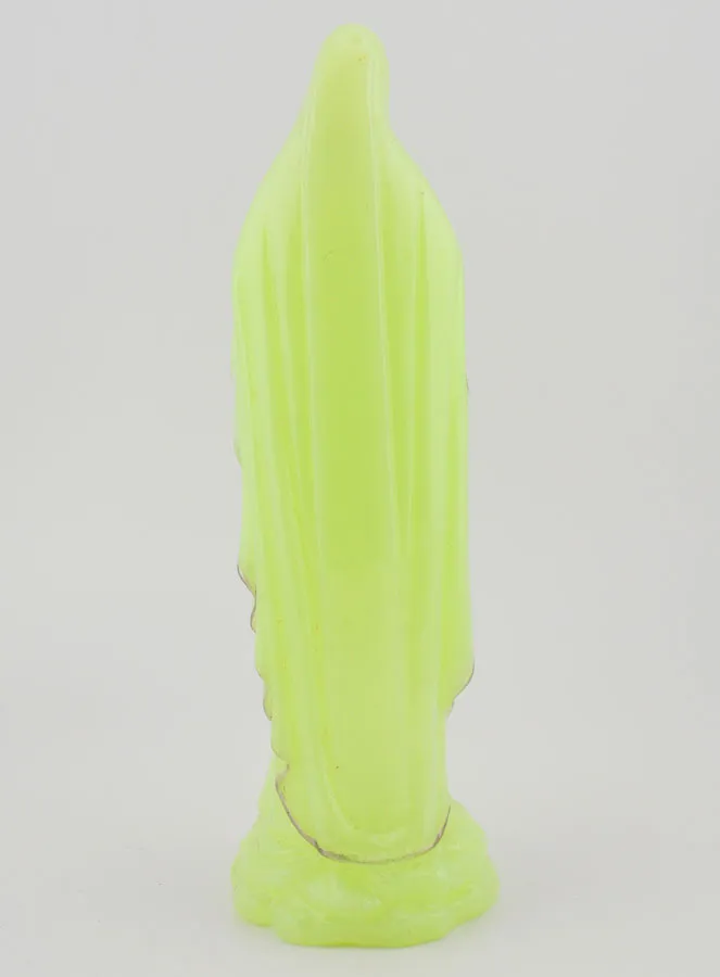 Our Lady of Lourdes Fluo Statue - 18 cm (pic 4)