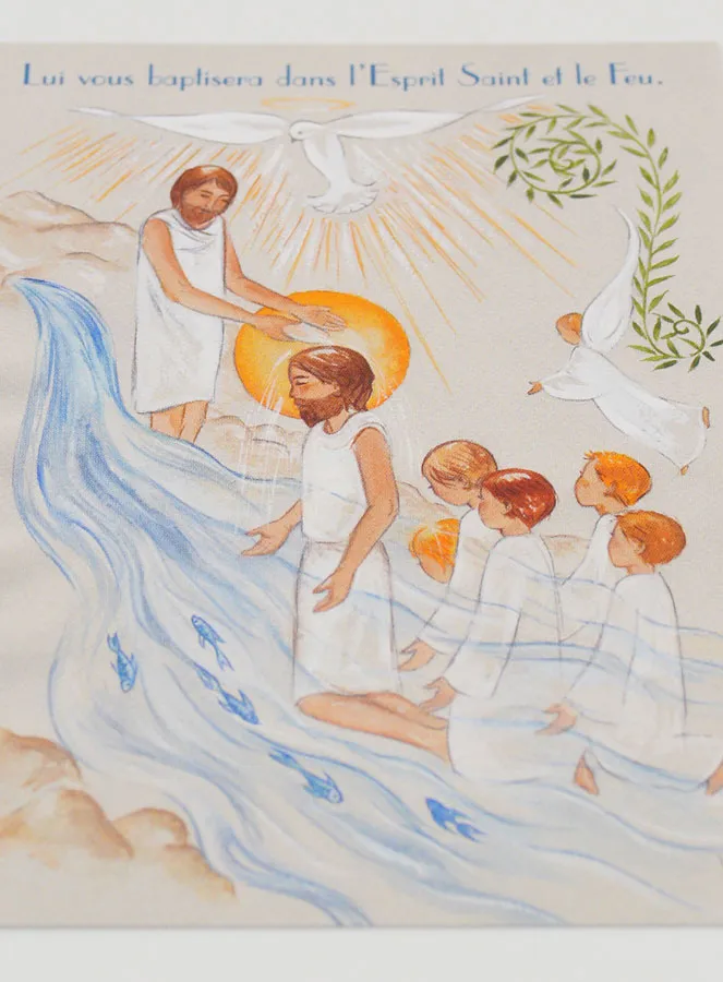 Baptism Card - He will Baptize you with the Holy Spirit and with Fire (pic 2)