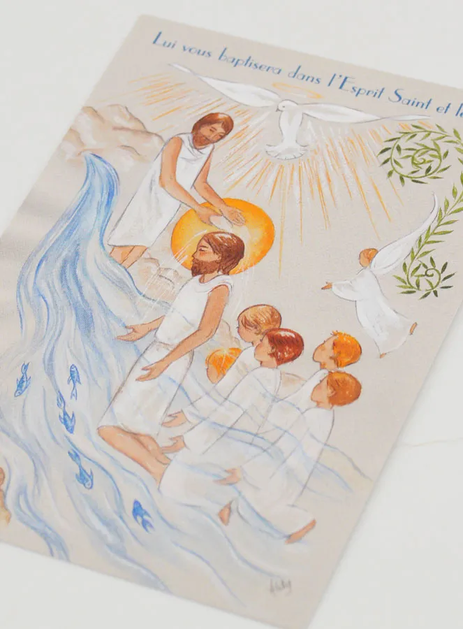 Baptism Card - He will Baptize you with the Holy Spirit and with Fire (pic 4)
