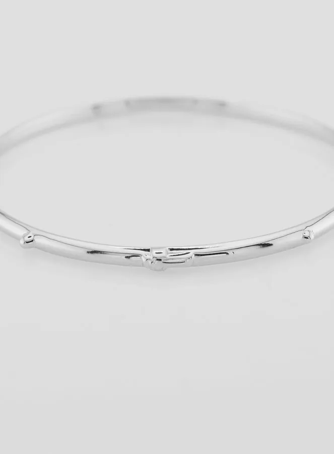 925 Solid Silver Decade Bangle Bracelet (pic 4)