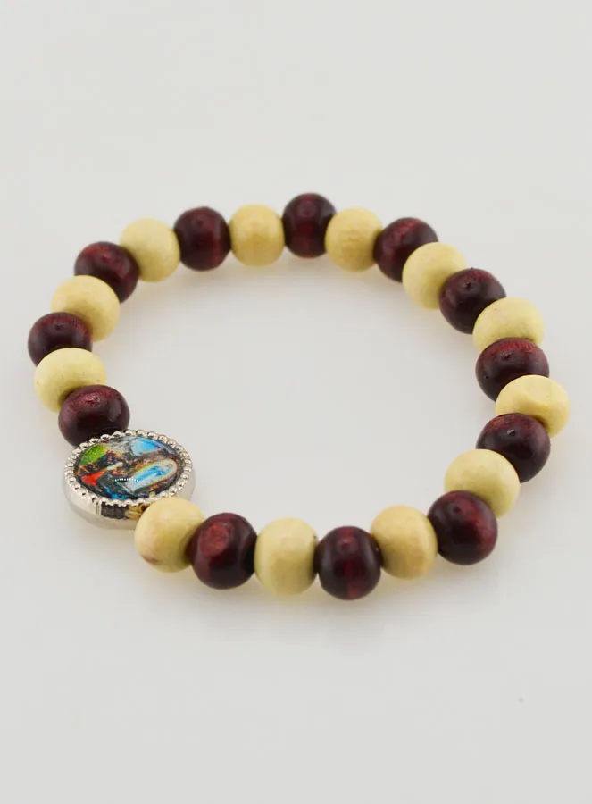 Medal of Lourdes Religious Child Bracelet (pic 3)