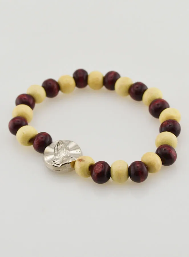 Medal of Lourdes Religious Child Bracelet (pic 4)