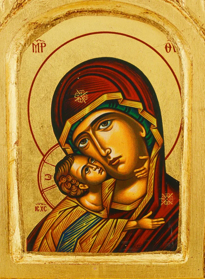 Triptych Icon Our Lady of Korsun - 26 cm (pic 4)