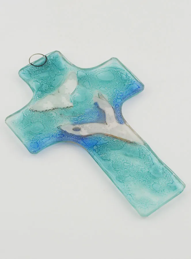 Holy Spirit Glass Cross (pic 4)