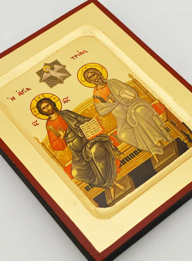 Holy Trinity Greek Byzantine Icon (pic 3)