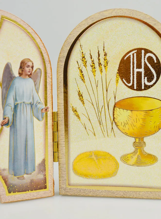 Boy's First Communion Memory Triptych Icon (pic 4)