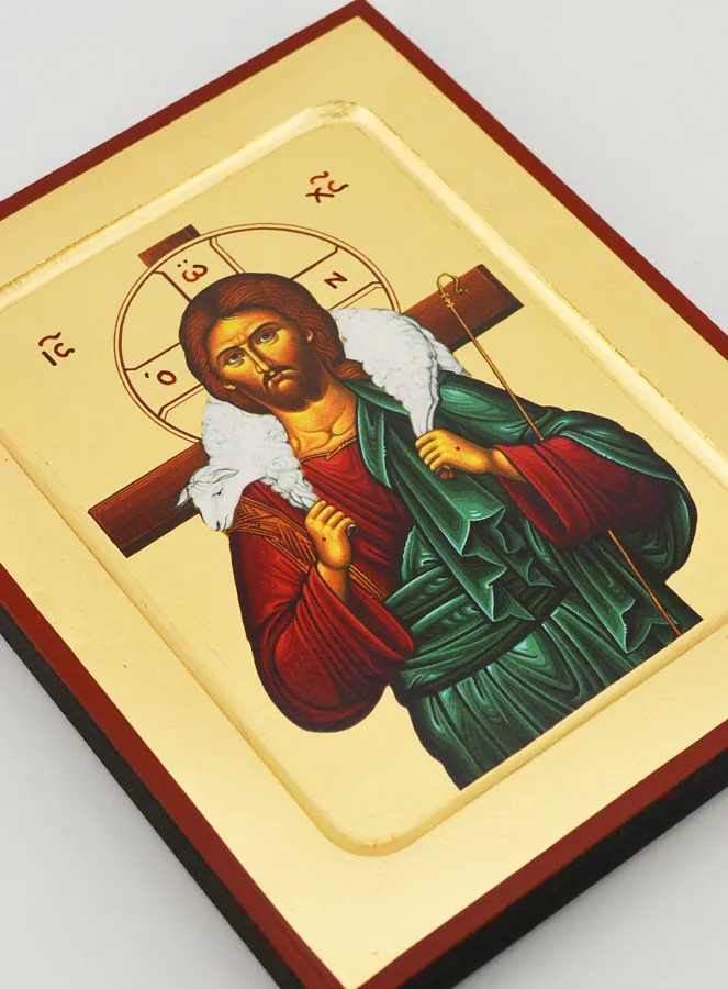 Christ the Good Shepherd Byzantine Icon (pic 3)