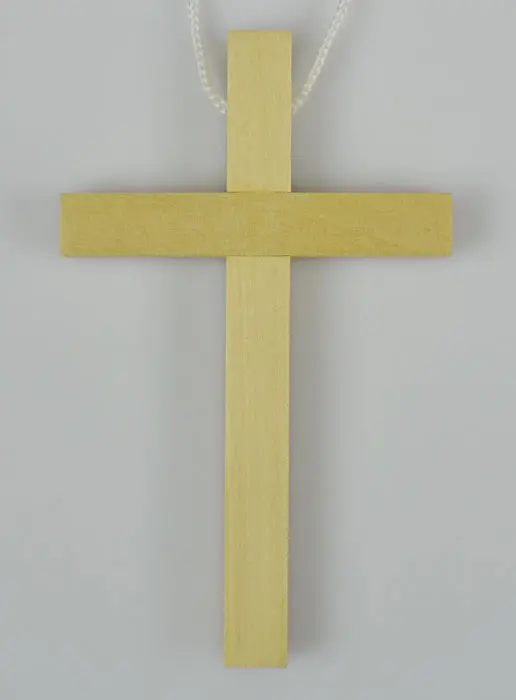 Wood Alb Cross with White Cord (pic 2)
