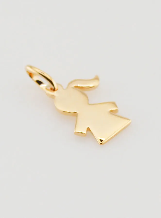 18 Kt Gold Plated Girl Pendant (pic 3)