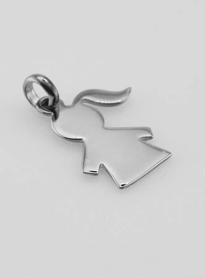 925 Silver Girl Shape Pendant (pic 3)