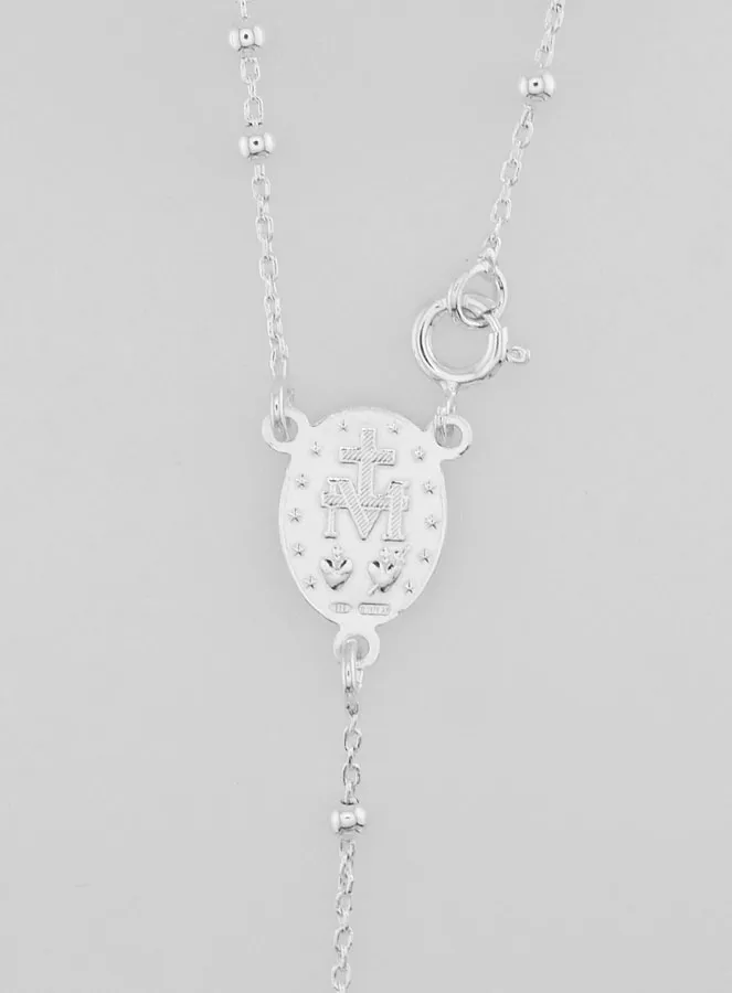 Luxury Solid Silver Rosary 925/1000 (pic 4)