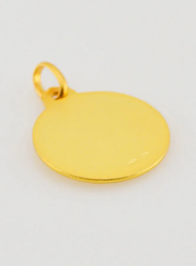 Saint Georges Gold Plated Baptism Medal (pic 4)