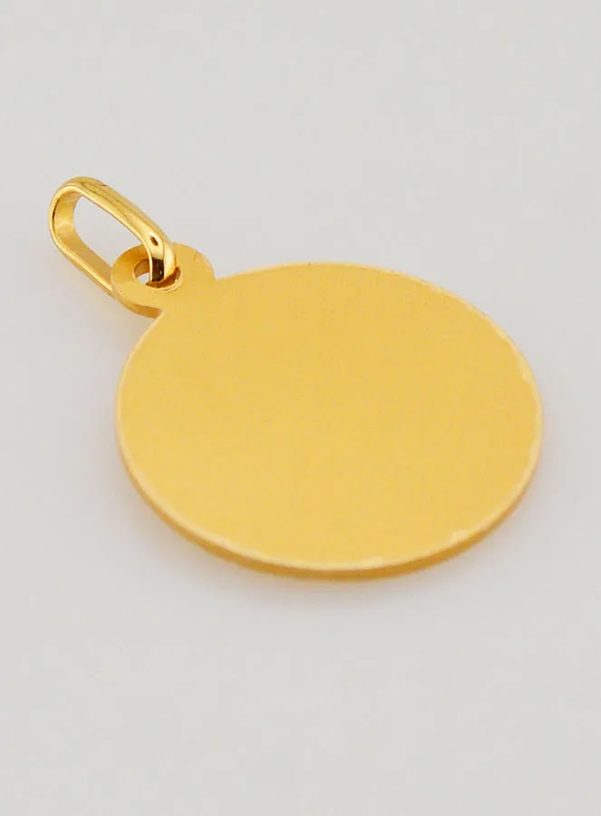 Holy Mary Magdalene Gold Plated Baptism Medal (pic 4)