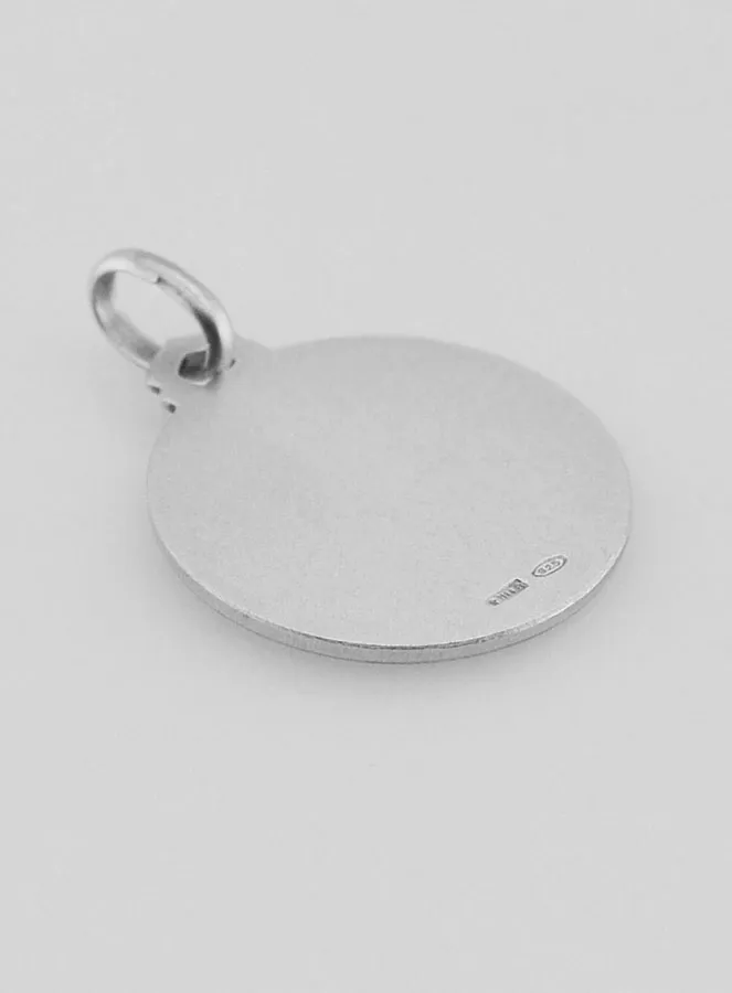 Saint Michael Solid Silver Baptism Medal (pic 4)
