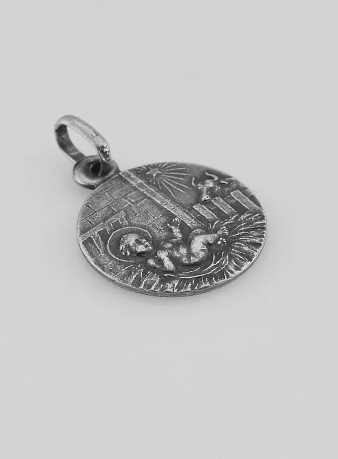 Christ's Nativity Baptism 925 Silver Medal (pic 3)