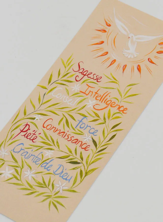 Prayer Bookmark - 7 Gifts of the Holy Spirit (pic 4)