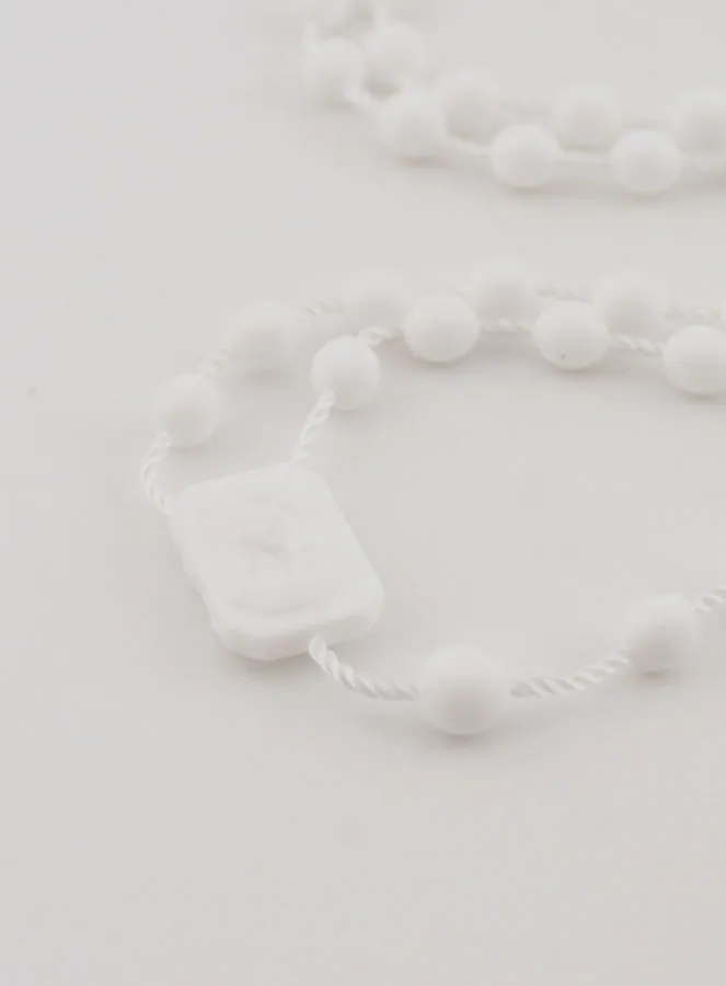 Fashion White Rosary (pic 3)
