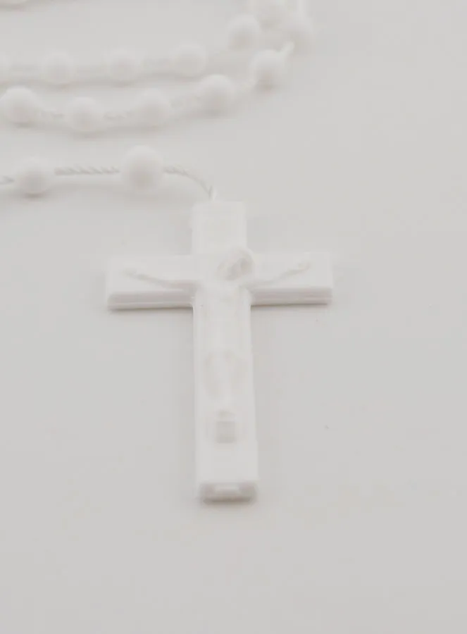 Fashion White Rosary (pic 4)