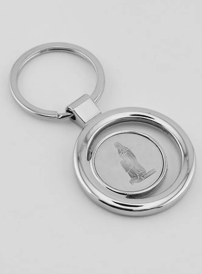 Our Lady of Lourdes Key Chain - 4 cm (pic 3)