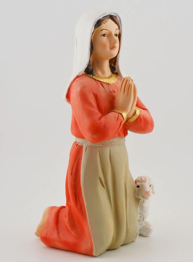 Saint Bernadette in Prayer Statue - 18 cm (pic 3)