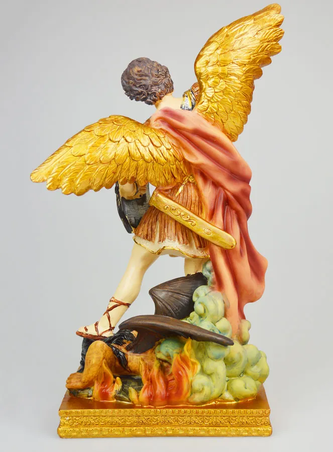 Saint Michael Archangel Statue - 28 cm (pic 4)