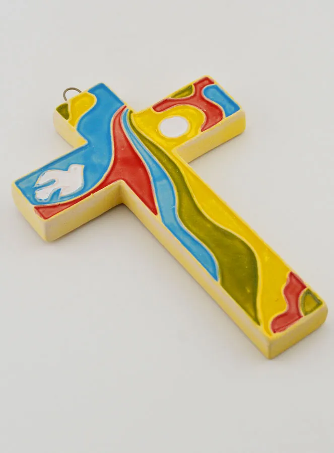 Ceramic Cross - Holy Spirit Dove (pic 3)