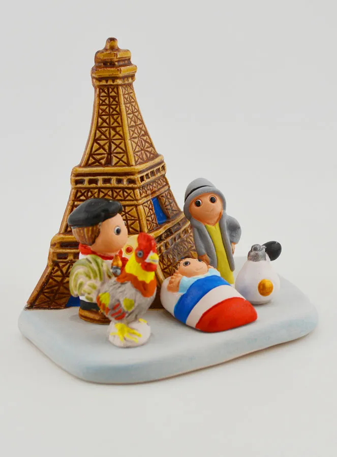 Nativity Scene Around the World - Paris Nativity Set (pic 4)