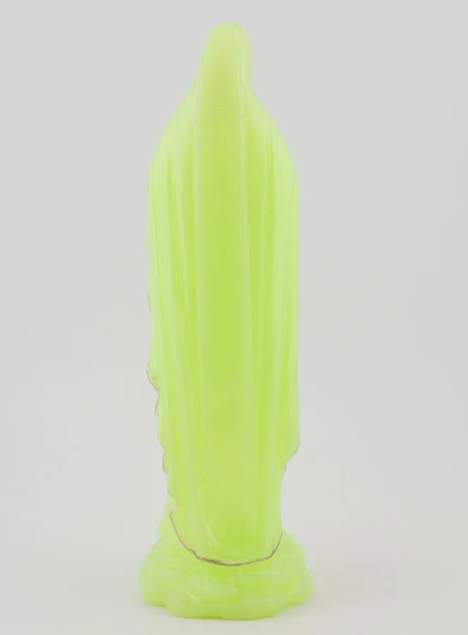 Our Lady of Lourdes Fluorescent Statue - 18 cm (pic 4)