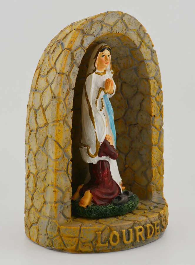 Cave of the Appearences of Lourdes Statue - 15 cm (pic 3)