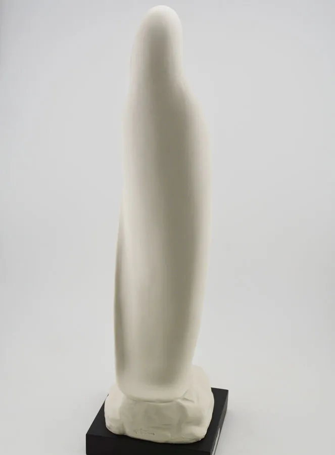 Our Lady of Lourdes Modern Handcrafted Statue - 35 cm (pic 4)