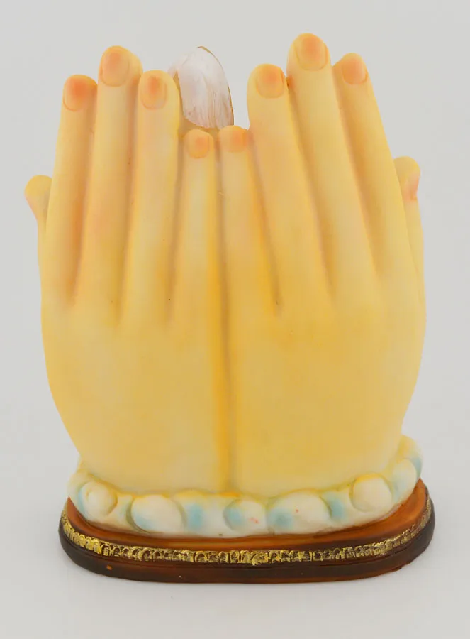 Our Lady of Lourdes Illuminated Statue - 14 cm (pic 4)