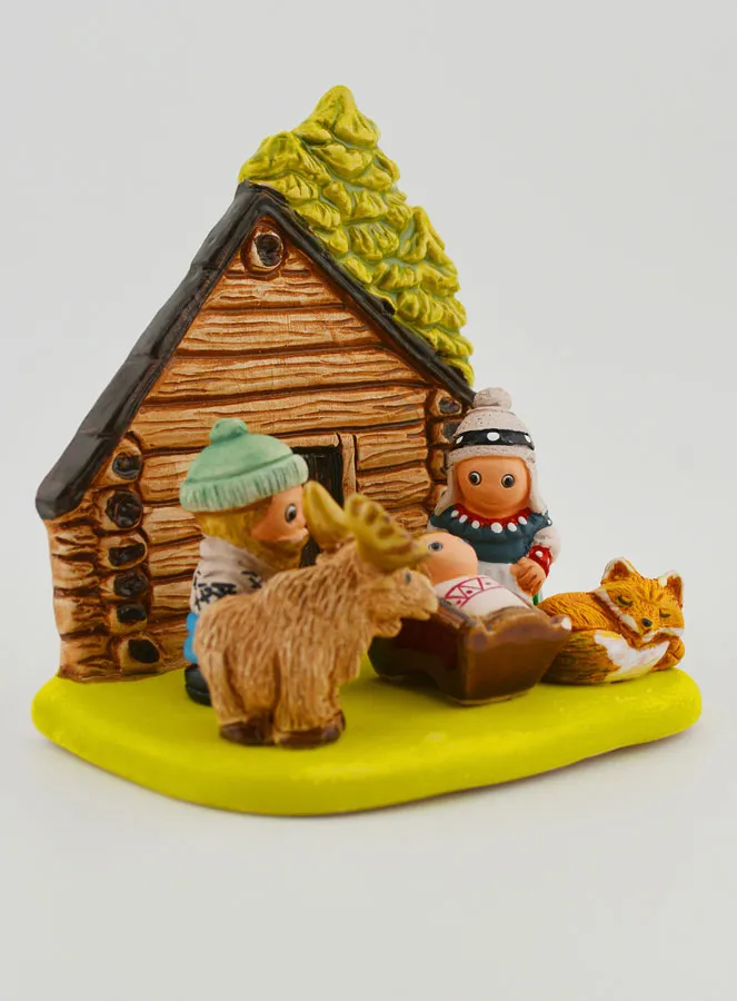 Nativity Scene Around the World - Norway Nativity Set (pic 4)