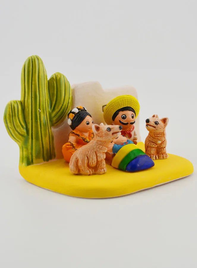 Nativity Scene Around the World - Mexico Nativity Set (pic 4)