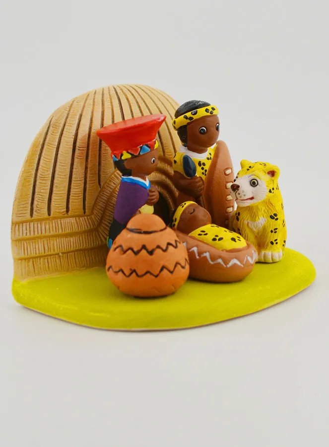 Nativity Scene Around the World - South Africa Nativity Set (pic 4)