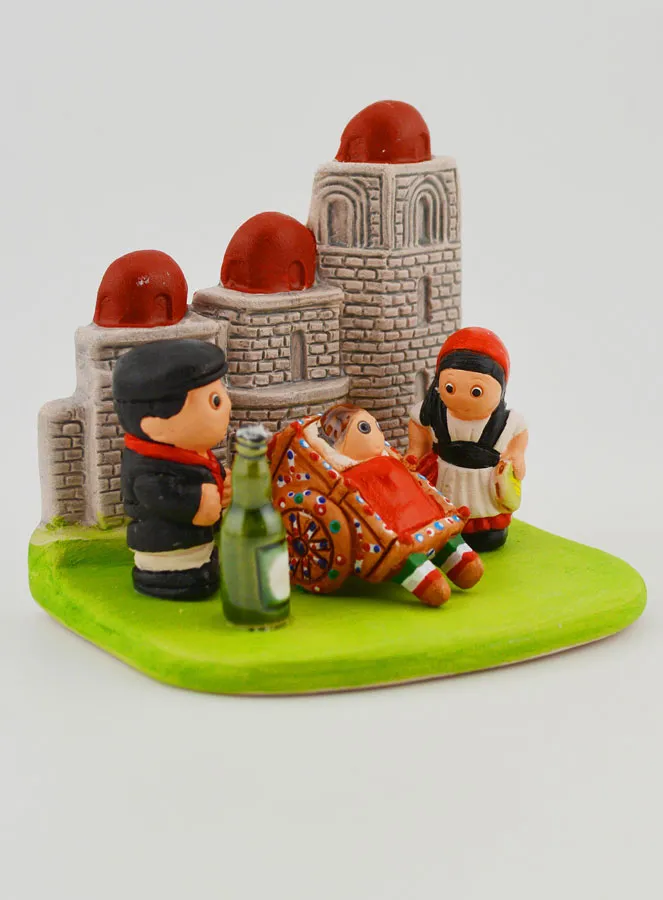 Nativity Scene Around the World - Sicily Nativity Set (pic 4)